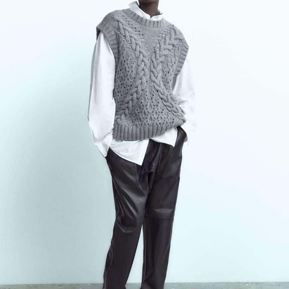Haute Hippie 100% Merino wool sweater vest